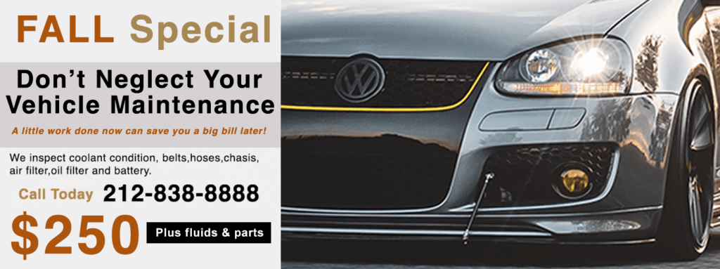 Let Manhattan Automobile Repair Service keep your VW looking and running like new. We know Volkswagens. See why are customers call us the best VW dealer alternative in NYC.