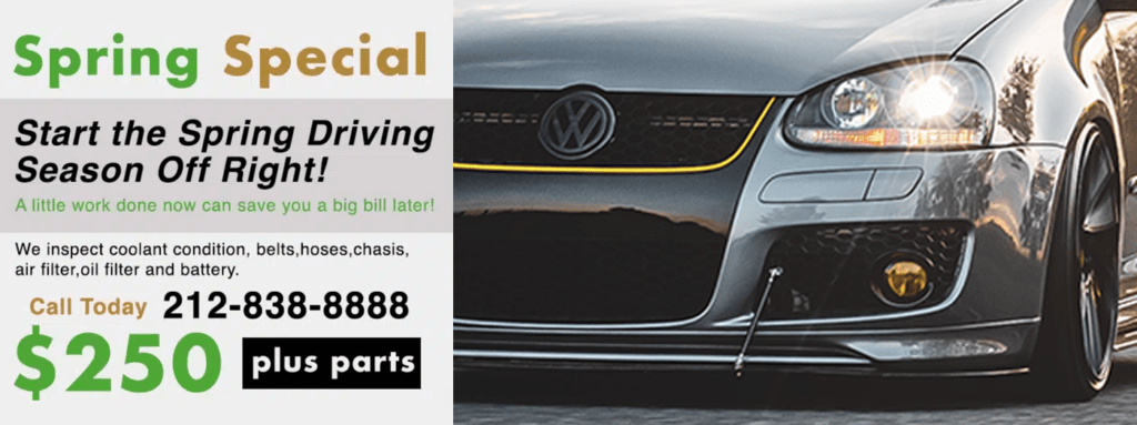 Let Manhattan Automobile Repair Service keep your VW looking and running like new. We know Volkswagens. See why are customers call us the best VW dealer alternative in NYC.
