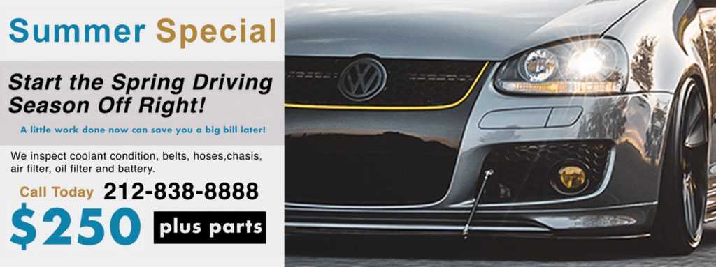 Let Manhattan Automobile Repair Service keep your VW looking and running like new. We know Volkswagens. See why are customers call us the best VW dealer alternative in NYC.